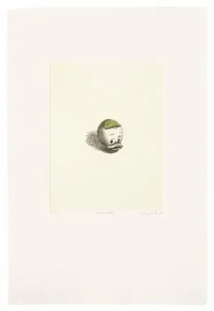 Grabado Porter - Gorrito verde