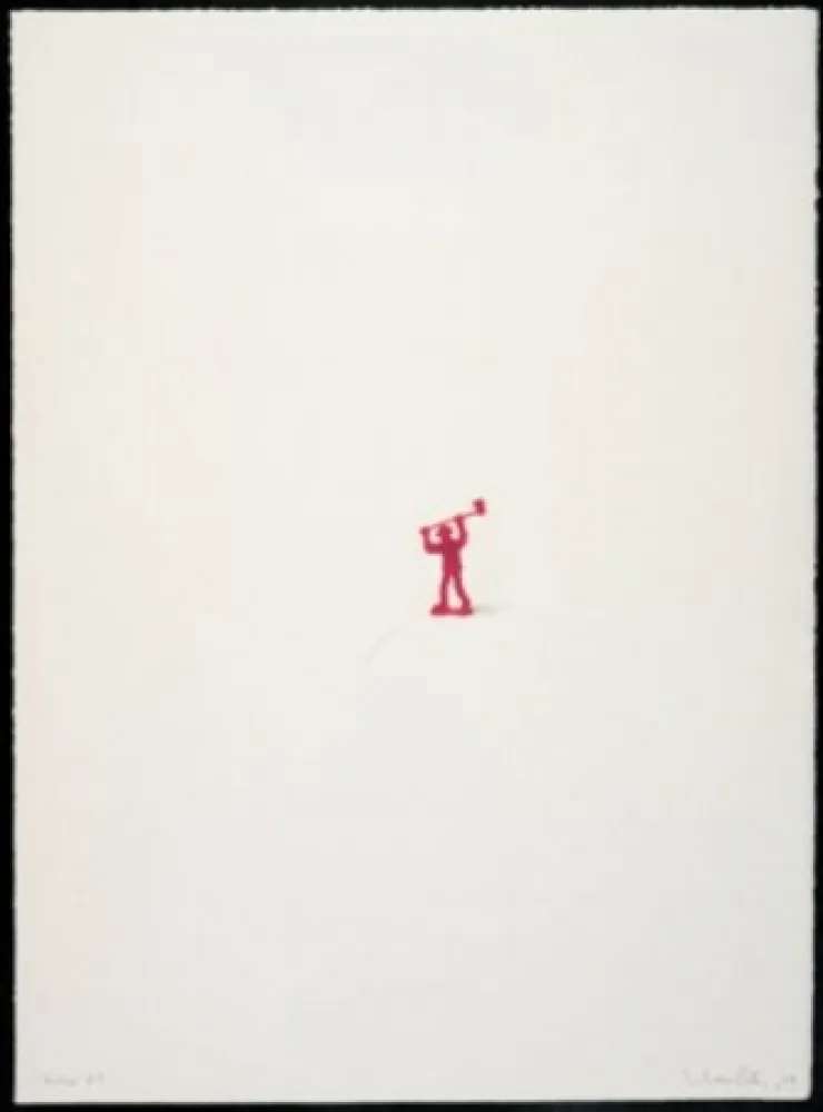 Litografía Porter - Hacha