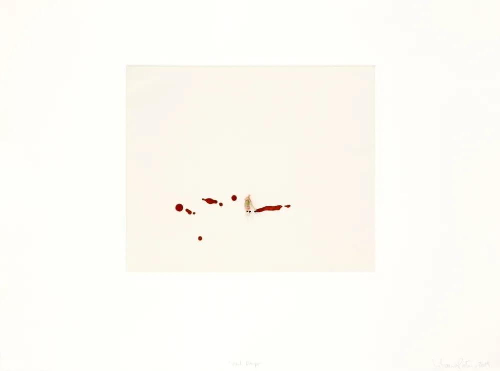 Grabado Porter - Red drips