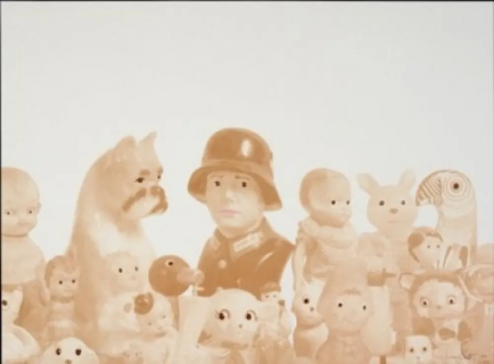 Litografía Porter - Sin título con nazi