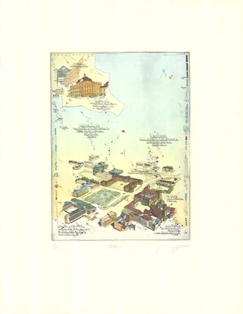 Aguafuerte Y Aguatinta Portugall - Stuttgart