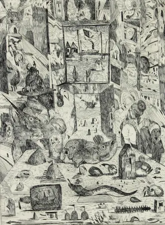 Litografía Possenti - SENZA TITOLO