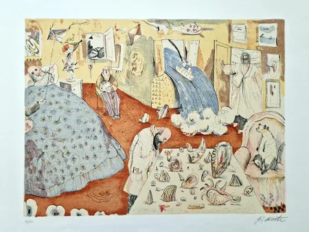 Litografía Possenti - Stanza del marinaio