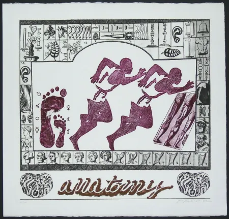 Grabado Pozzati - Anatomy