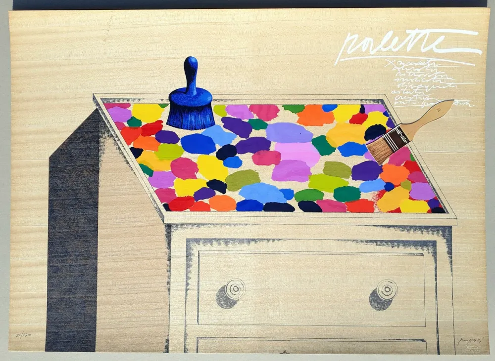 Serigrafía Pozzati - Palette