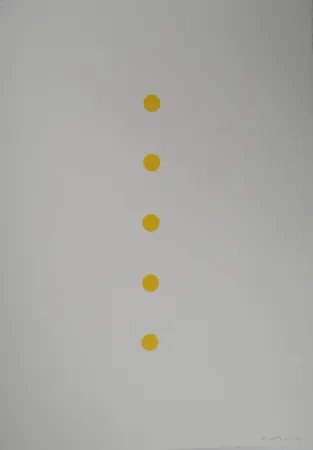 Litografía Prantl - Alignement Jaune 