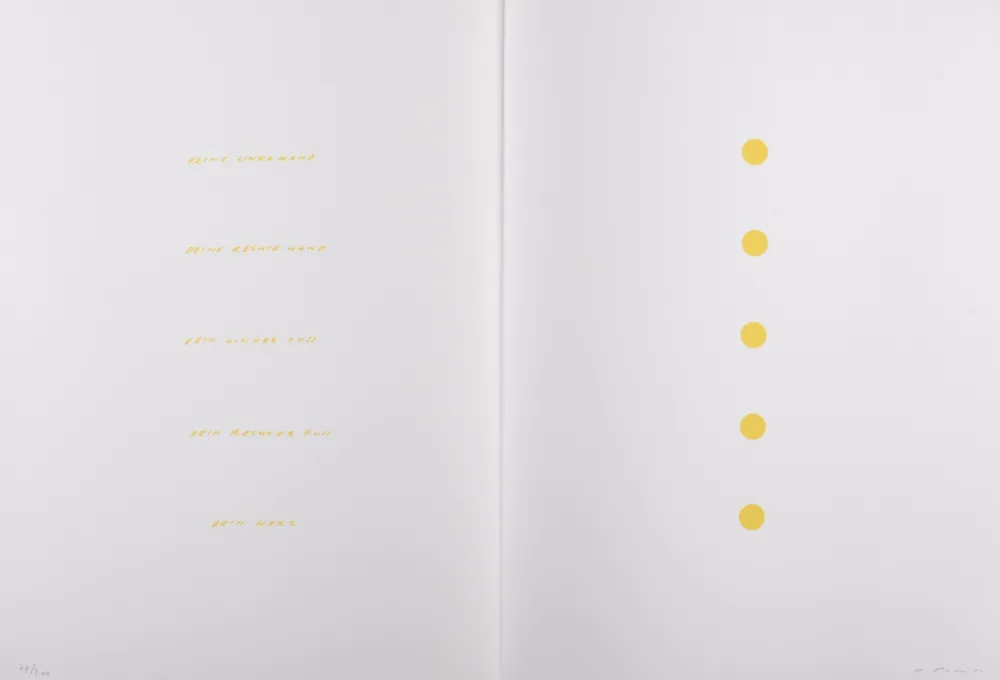 Litografía Prantl - Dein Herz, 1979 - Hand-signed