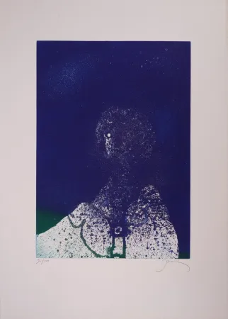 Grabado Prassinos - Fellini parmi les étoiles