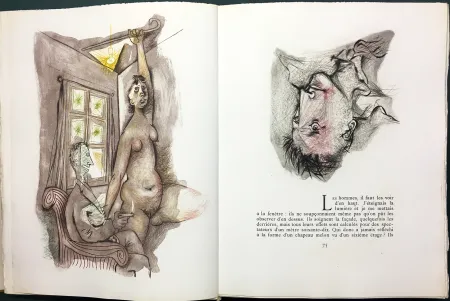 Libro Ilustrado Prassinos - LE MUR (Jean-Paul Sartre). 1945-1946.