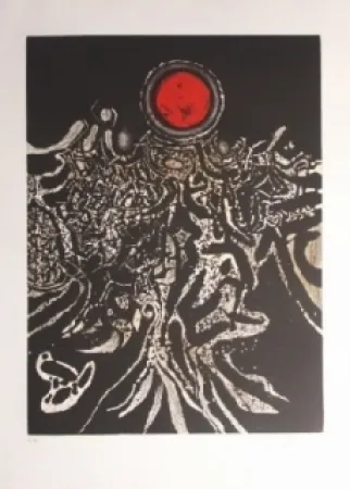 Aguafuerte Y Aguatinta Prassinos - Nuit marine