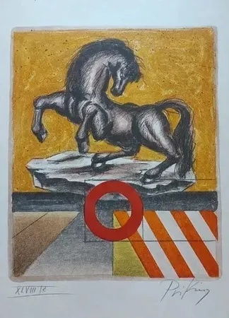 Litografía Priking - Après l orage (1972)