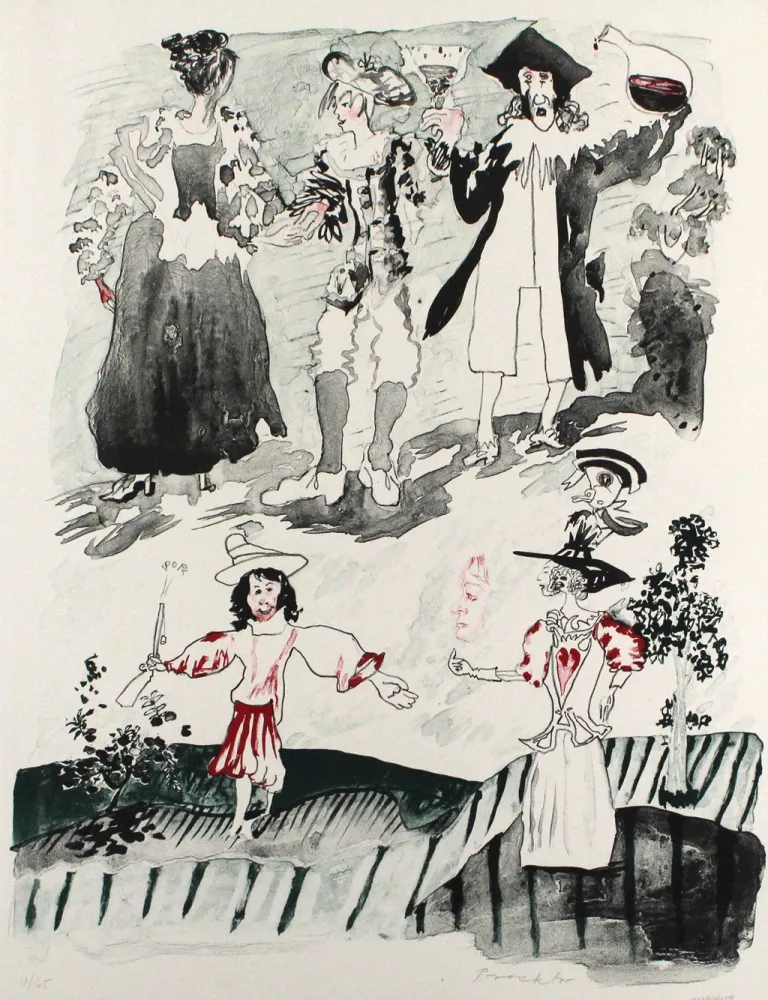 Litografía Procktor - Northern Lass