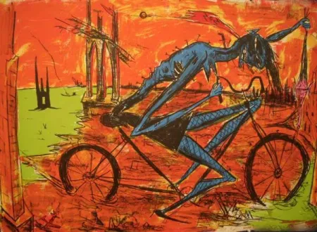 Litografía Prol - SOS