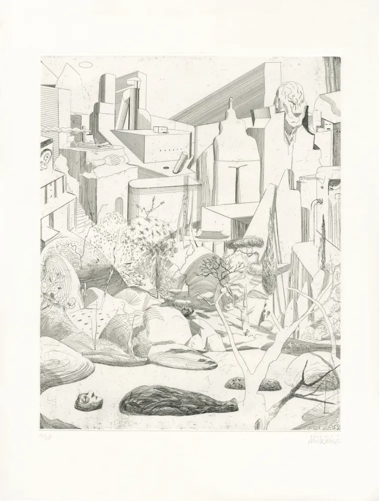 Aguafuerte Prudhomme - Volare