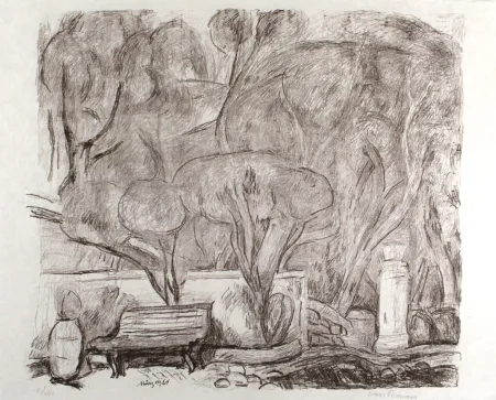 Litografía Purrmann - Garten in Levanto