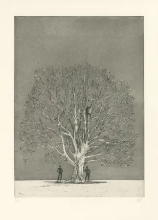 Grabado Rabaté - Paysage dans le Désordre