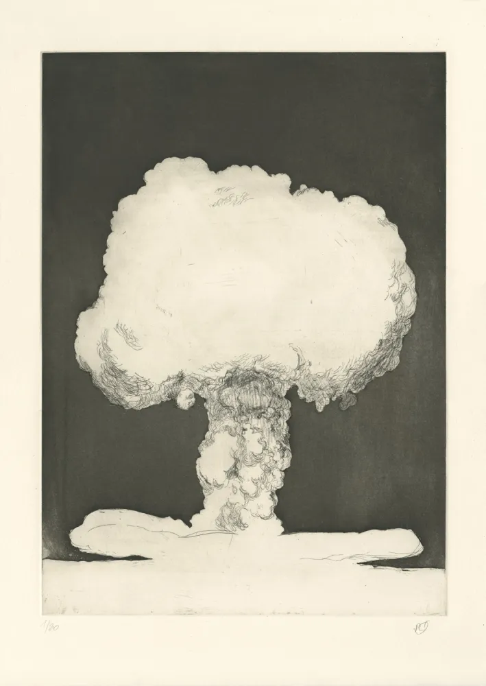 Grabado Rabaté - Paysage dans le Désordre