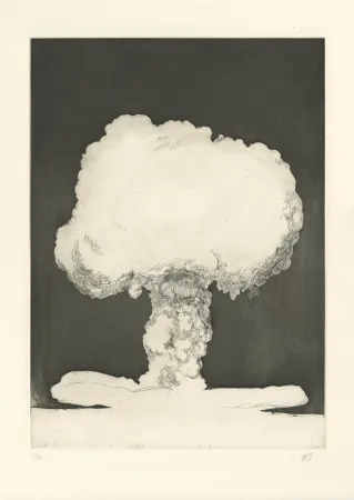 Grabado Rabaté - Paysage dans le Désordre