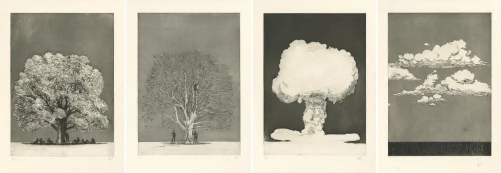 Grabado Rabaté - Paysage dans le Désordre (Suite)