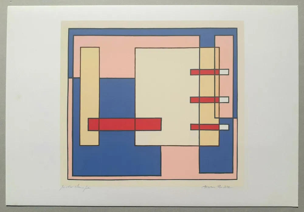 Serigrafía Radice - Composizione Tav. 6