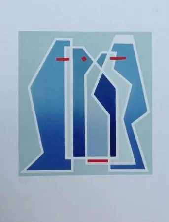 Litografía Radice - Senza titolo