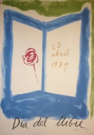 Litografía Ràfols Casamada - 23 April 1989