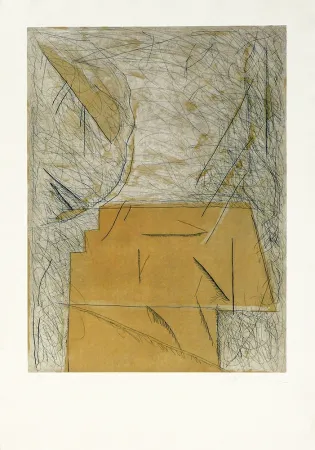 Grabado Ràfols Casamada - Abril V