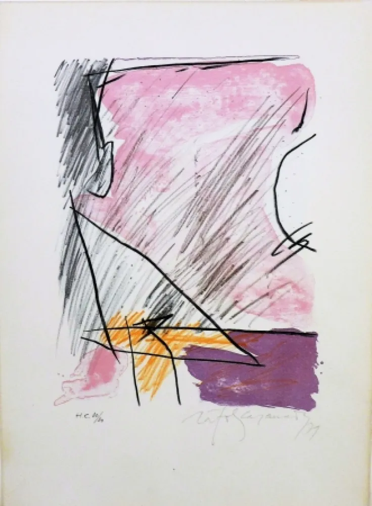 Litografía Ràfols Casamada - A.L. Polígrafa XV anys