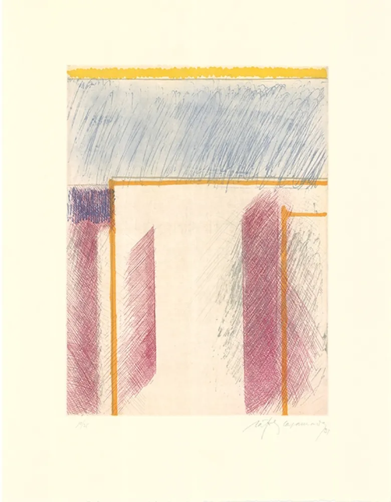 Aguafuerte Y Aguatinta Ràfols Casamada - Barcelona-2