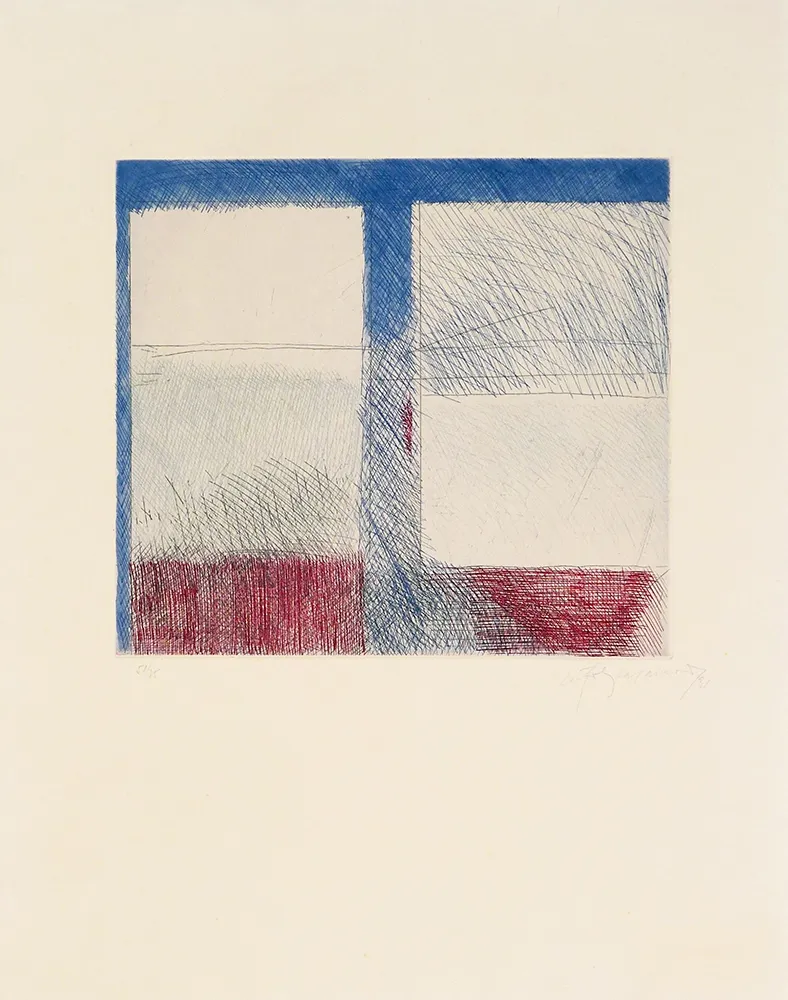 Grabado Ràfols Casamada - Barcelona 8