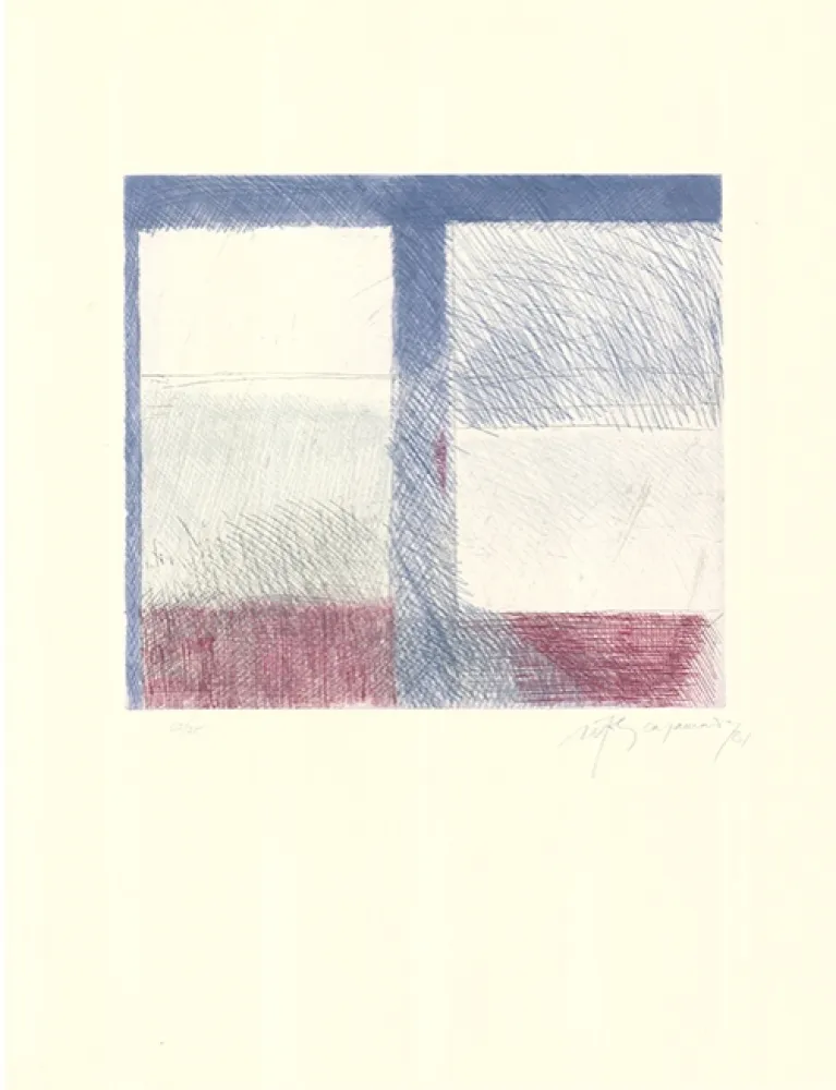 Aguafuerte Y Aguatinta Ràfols Casamada - Barcelona-8