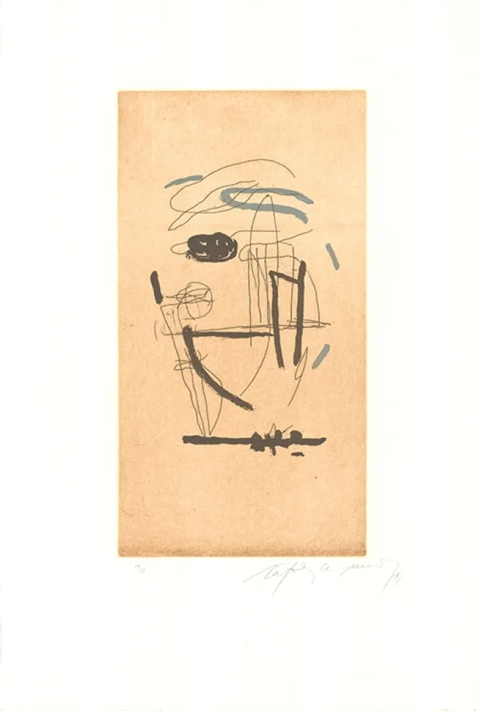 Aguafuerte Y Aguatinta Ràfols Casamada - Barris Extrems-1