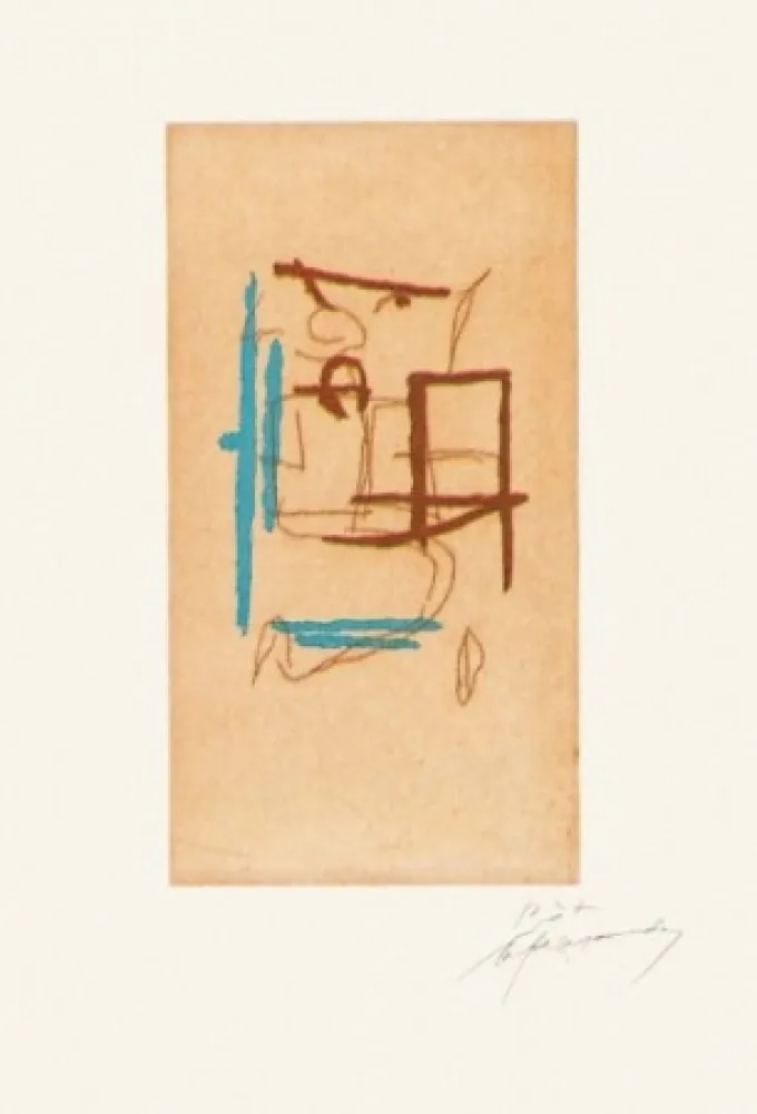 Grabado Ràfols Casamada - Barris extrems-2	