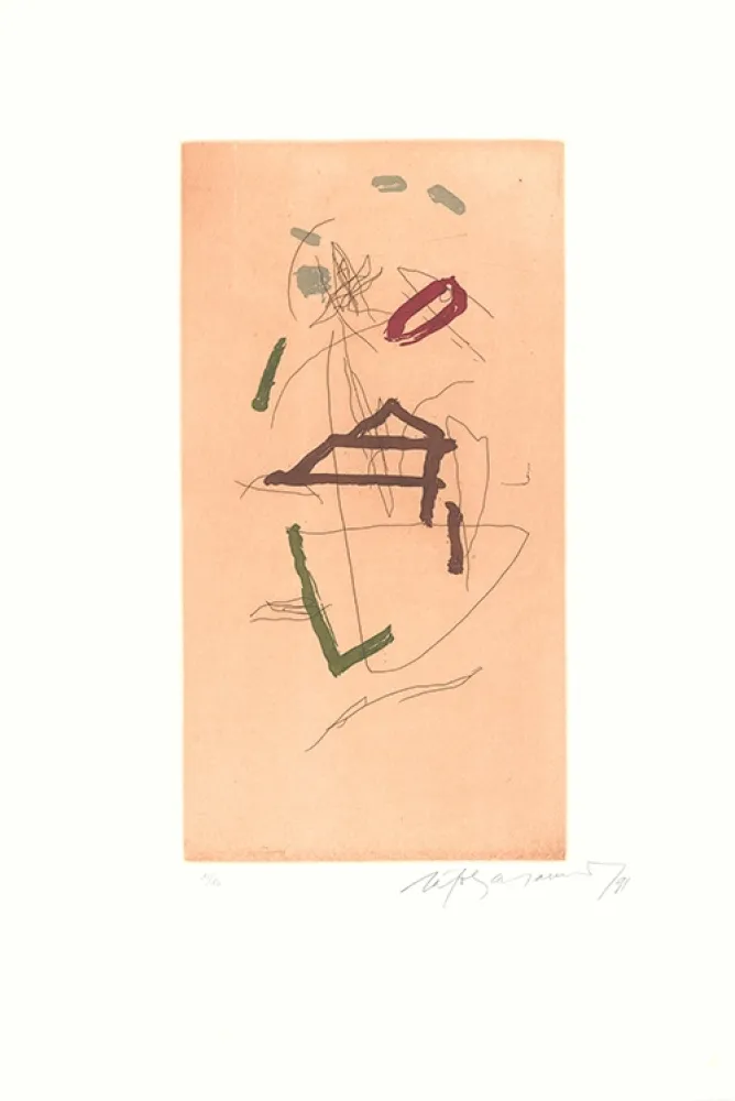 Aguafuerte Y Aguatinta Ràfols Casamada - Barris Extrems-7