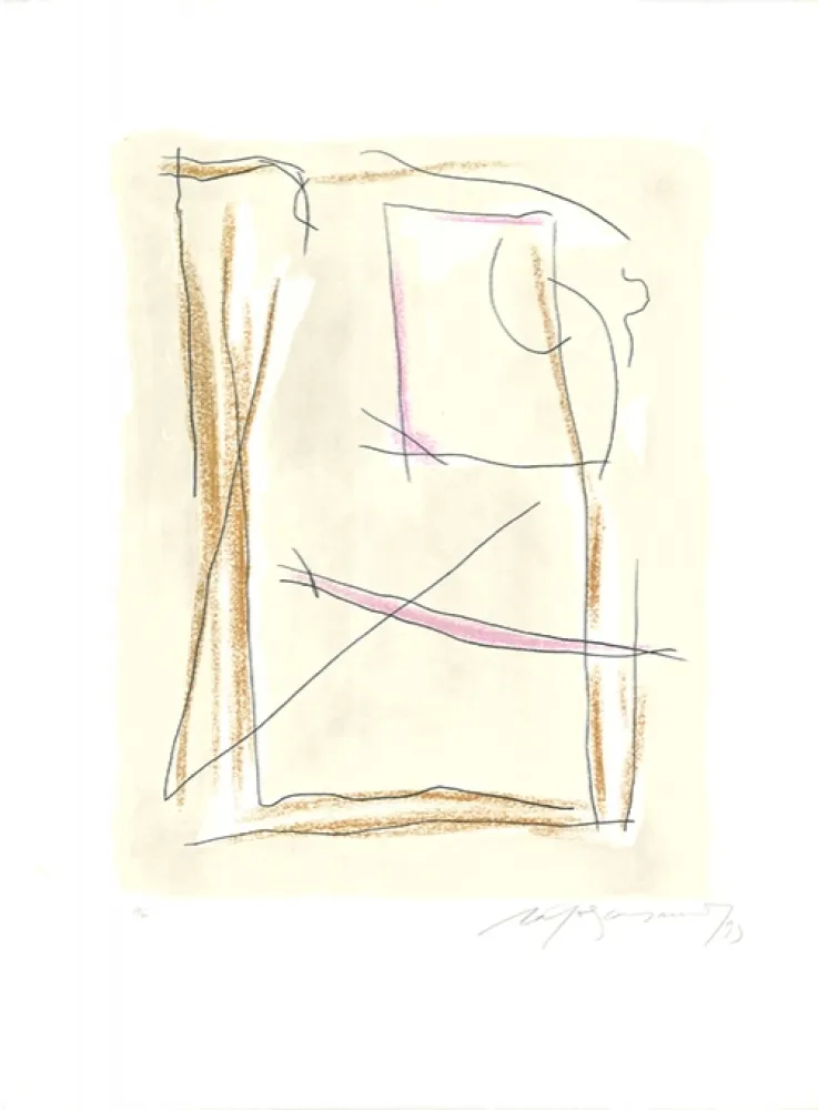 Aguafuerte Y Aguatinta Ràfols Casamada - Brisa-4