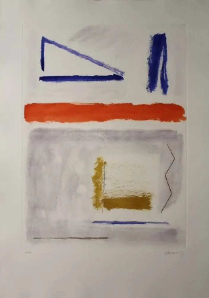 Aguafuerte Y Aguatinta Ràfols Casamada - Camí de primavera 1