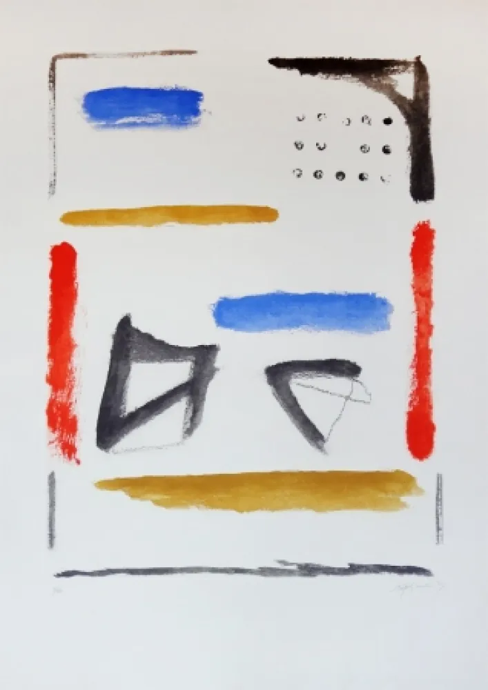 Aguafuerte Y Aguatinta Ràfols Casamada - Cami de primavera III