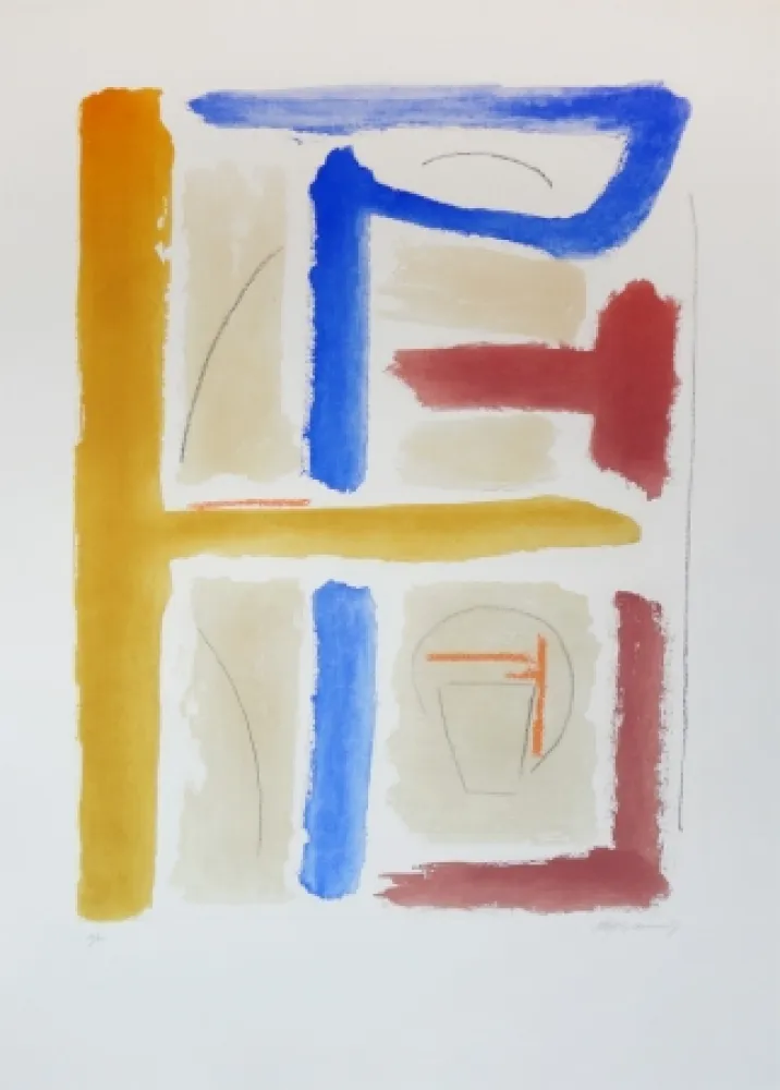 Aguafuerte Y Aguatinta Ràfols Casamada - Cami de primavera IV