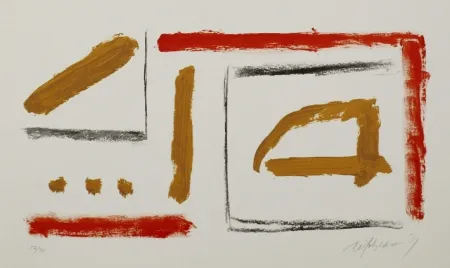 Litografía Ràfols Casamada - Coberta Catàleg