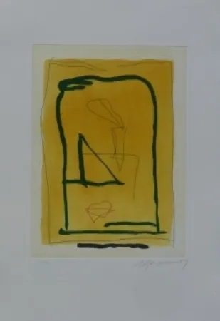 Aguafuerte Y Aguatinta Ràfols Casamada - Composition 11