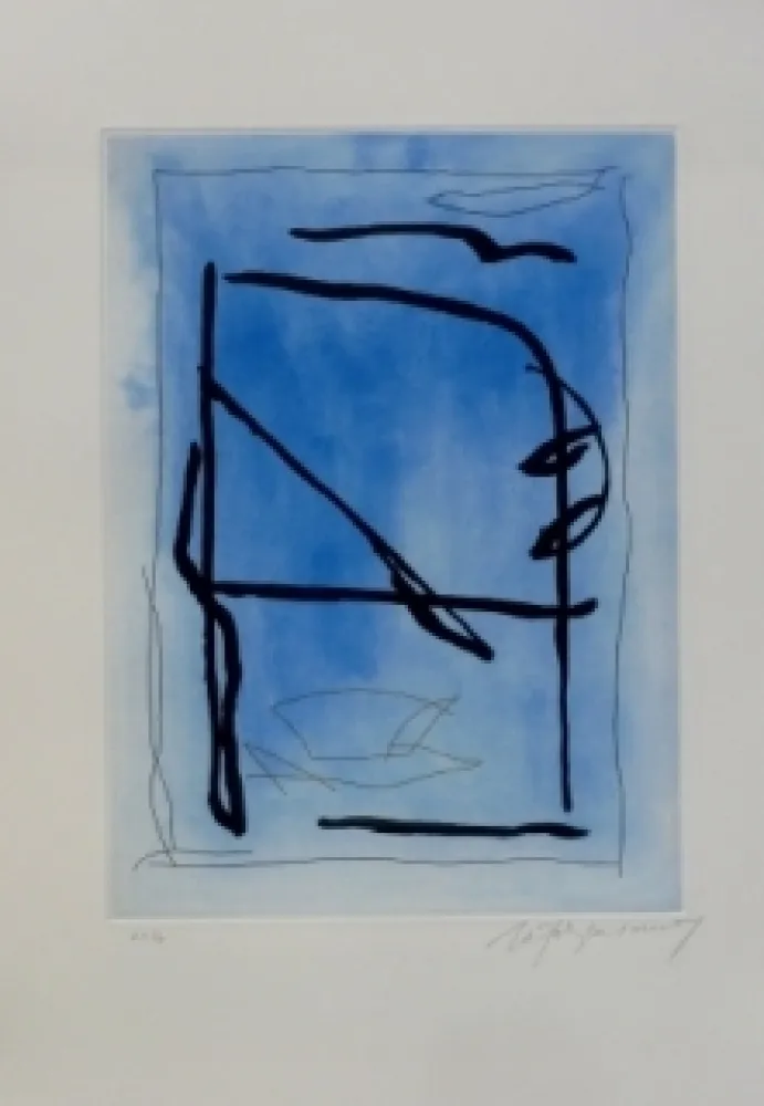 Aguafuerte Y Aguatinta Ràfols Casamada - Composition 13