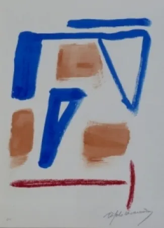 Litografía Ràfols Casamada - Composition 20