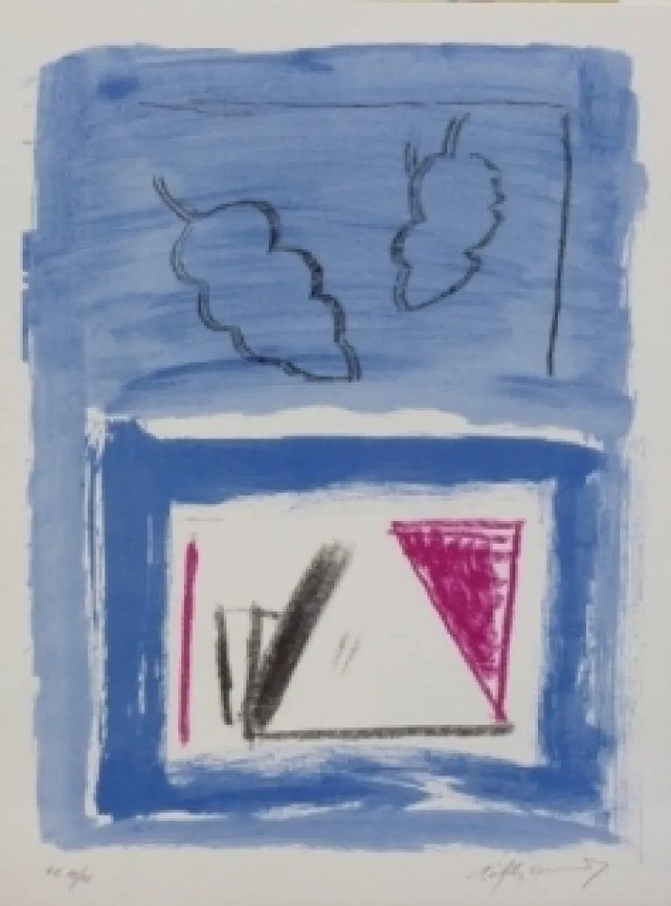 Litografía Ràfols Casamada - Composition 21