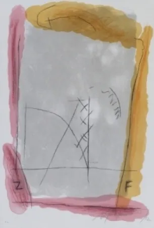 Litografía Ràfols Casamada - Composition 23