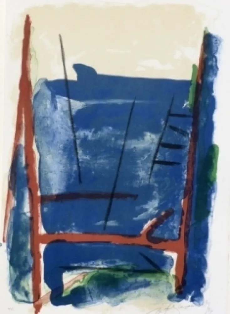 Litografía Ràfols Casamada - Composition  25