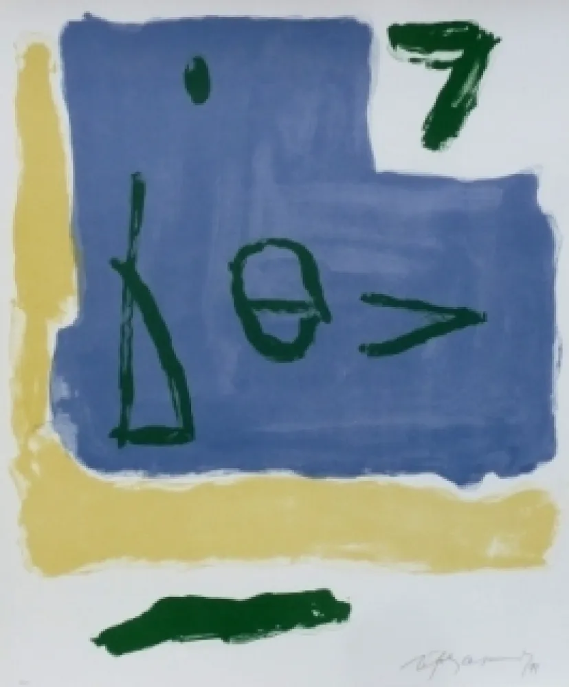 Litografía Ràfols Casamada - Composition  30