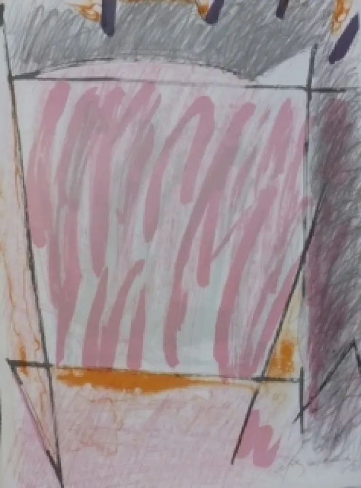 Litografía Ràfols Casamada - Composition 32