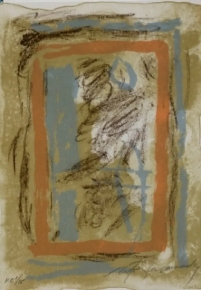 Litografía Ràfols Casamada - Composition 5