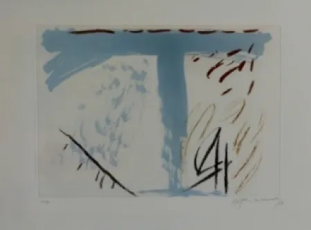 Aguafuerte Y Aguatinta Ràfols Casamada - Composition 58