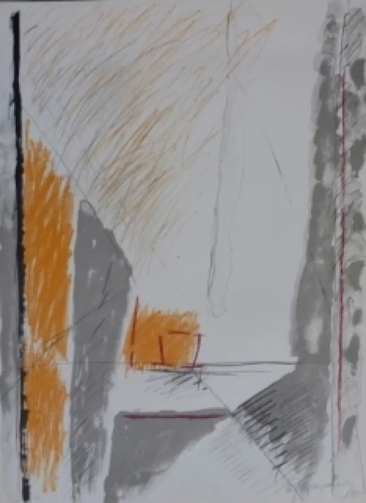 Litografía Ràfols Casamada - Composition 60